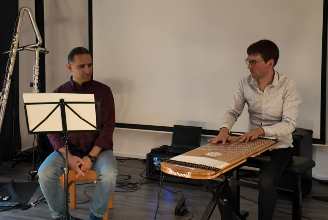 Ahmad Motalaei et Matthieu Amiguet