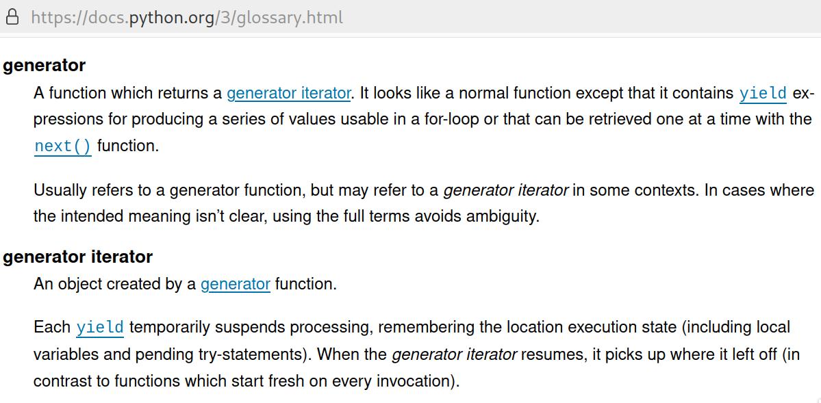 Definition of generator